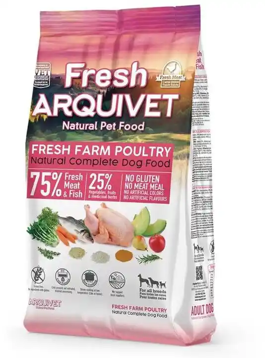 ARQUIVET FRESH -Półwilgotna karma dla psa - kurczak i ryba oceaniczna-10 kg