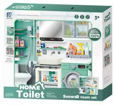 ASKATO Zabawka zestaw mebli łazienkowych Home Toilet 121000