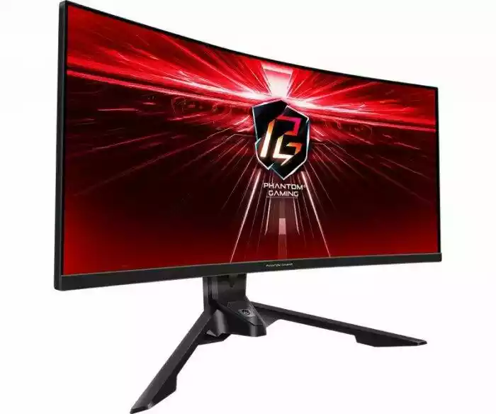 ASrock Phantom Gaming PG34WQ15R3A - gamingowy - zakrzywiony - 34 cale - UWQHD - 165Hz - 1ms monitor LED