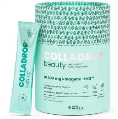 Aura Herbals COLLADROP Beauty Kolagen HMG 10 000mg mojito 30sasz.