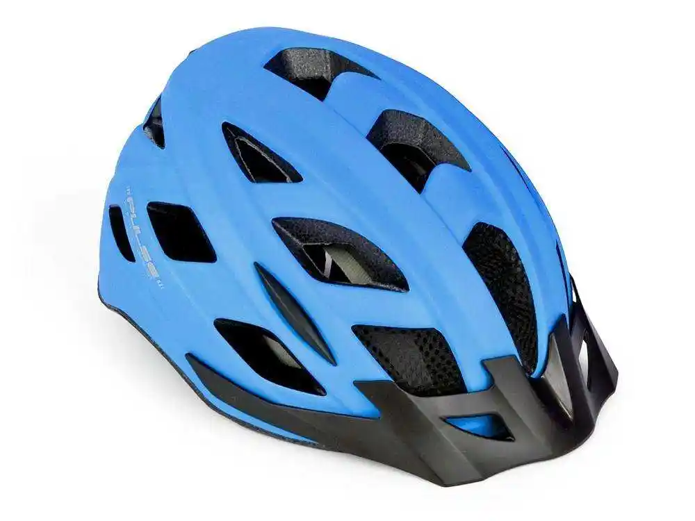 Author Kask rowerowy Pulse LED X8 niebieski rozmiar 58 61