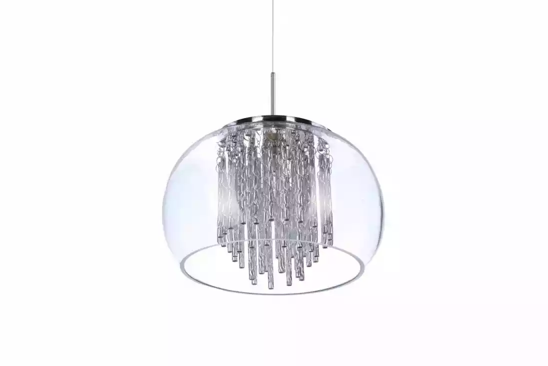 Azzardo Lampa designerska wisząca Rego 1 chrom AZ3081