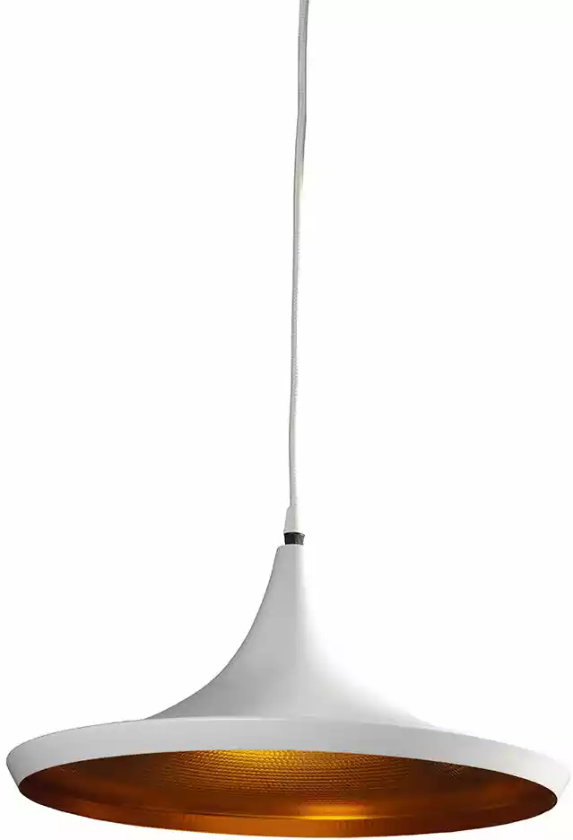 Azzardo Lampa loft wisząca CHINK biała AZ1342