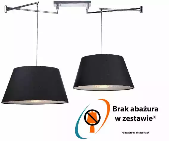 Azzardo Lampa wisząca abażur NATALIA 2S AZ1923