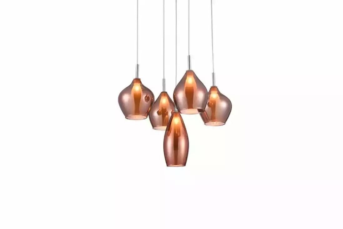 Azzardo Lampa wisząca nowoczesna AMBER MILANO chrom AZ0722