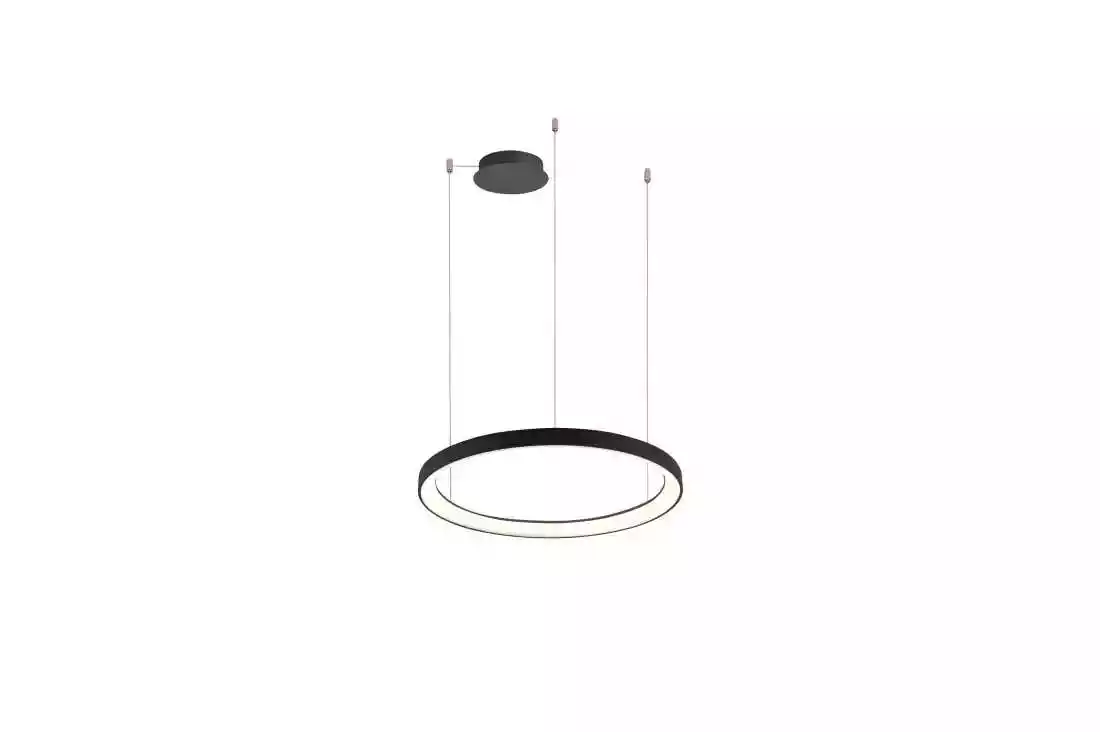 AZzardo Lampa wisząca RING AGNES PENDANT 48 DIMM CCT SWITCH BK AZ5016