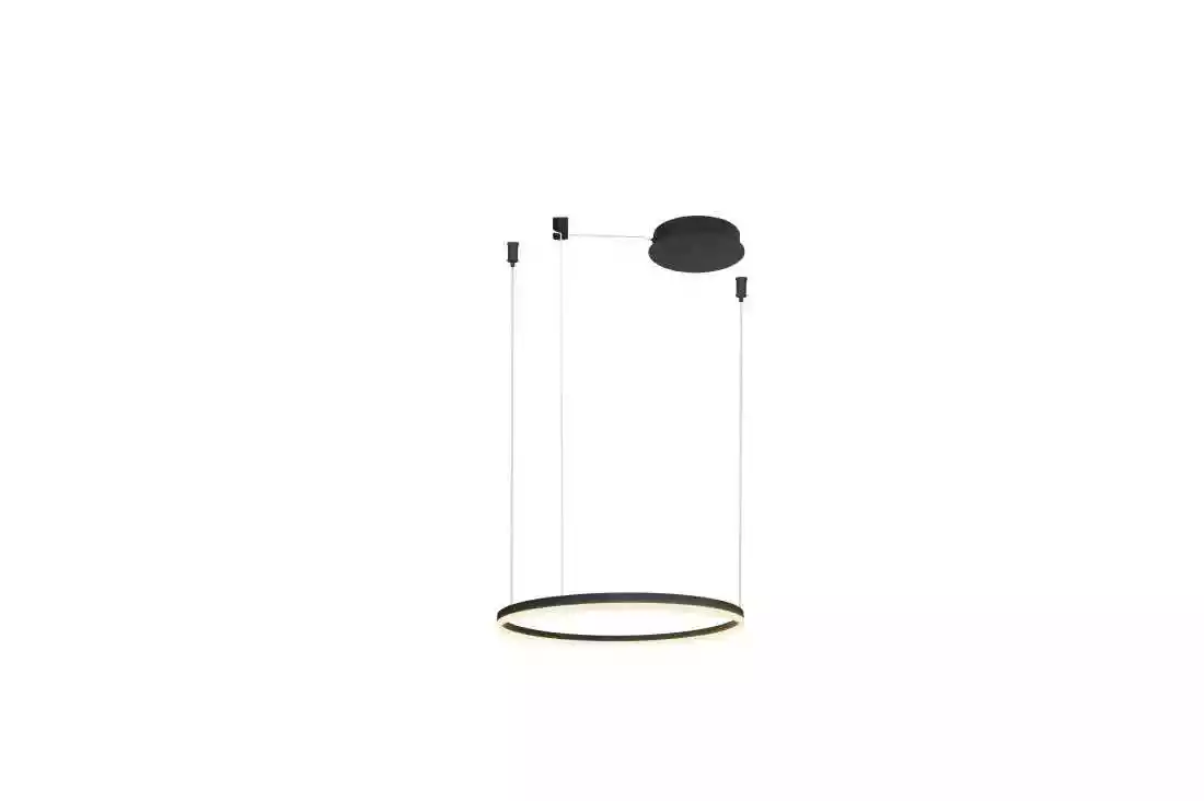 AZzardo Lampa wisząca RING HALO PENDANT 60 BK AZ4968