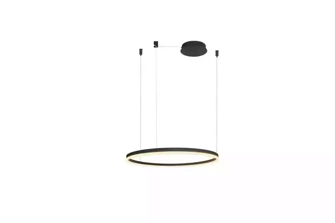 AZzardo Lampa wisząca RING HALO PENDANT 80 BK AZ4960