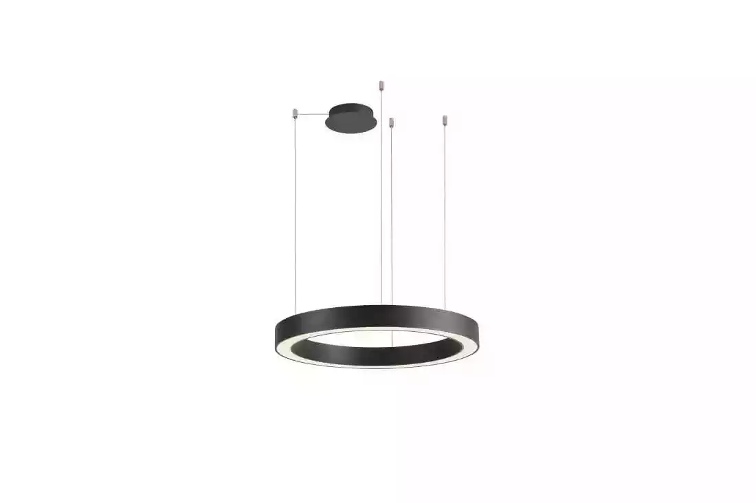 AZzardo Lampa wisząca RING MARCO PENDANT 100 CCT BK + REMOTE CONTROL AZ5050