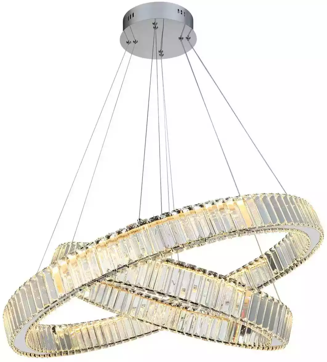 AZzardo Lampa wisząca SPARK 60+80 DIMM chrom AZ5793