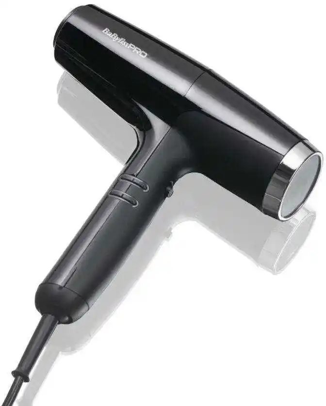 BaByliss Pro Falco Suszarka 2000W B. Cicha Czarno-Srebrna BAB8550BE