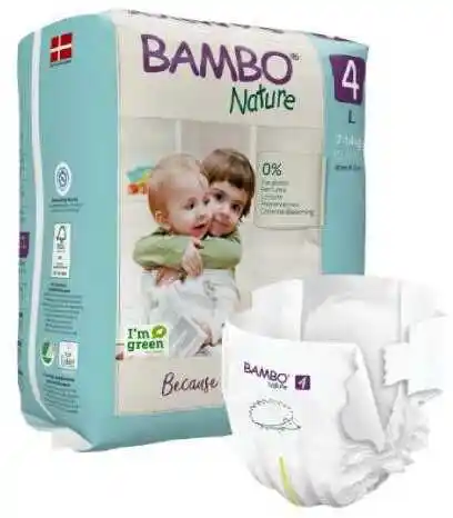 BAMBO Nature 4 L 7-14kg pieluszki 24szt