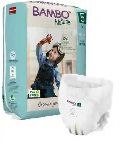 BAMBO Nature PANTS 5 XL 12-18kg pieluszki 19szt