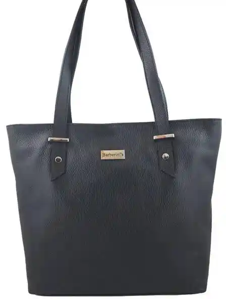 Barberinis Shopper bag skórzany czarny 923-1