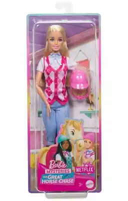 Barbie Lalka Mysteries Dżokejka Malibu HXJ38