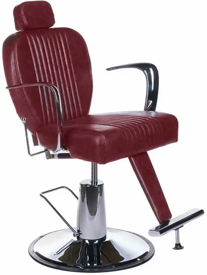 Barbiero Fotel barberski OLAF BH-3273 Wiśniowy