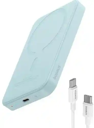 Baseus Magnetyczny mini powerbank 5000mAh 20W niebieski