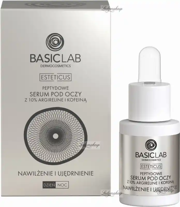 BasicLab Esteticus peptydowe serum pod oczy z 10proc. argireline i kofeiną 15ml