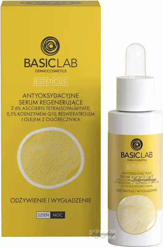 BasicLab Odżywienie i Wygładzenie Antyoksydacyjne serum regenerujące 30 ml