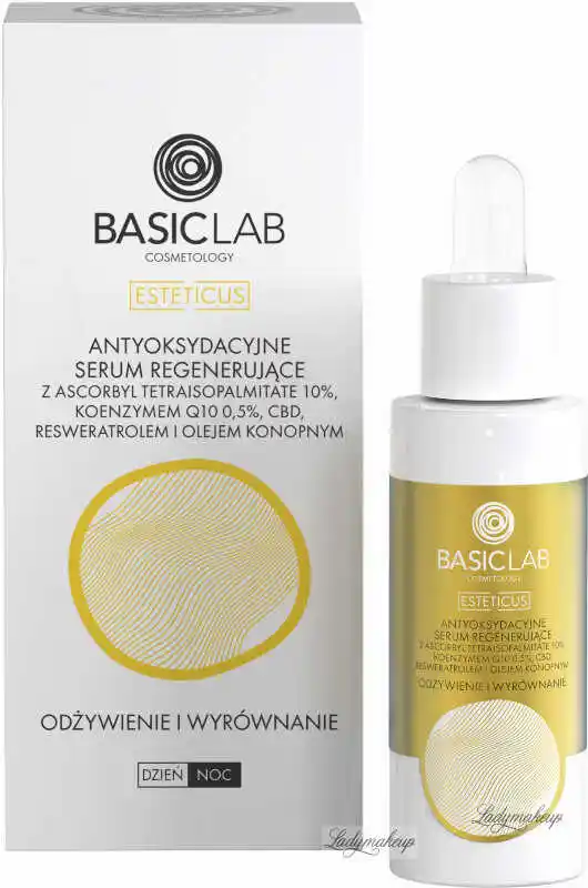 BasicLab Odżywienie i Wyrównanie Antyoksydacyjne serum regenerujące 30 ml