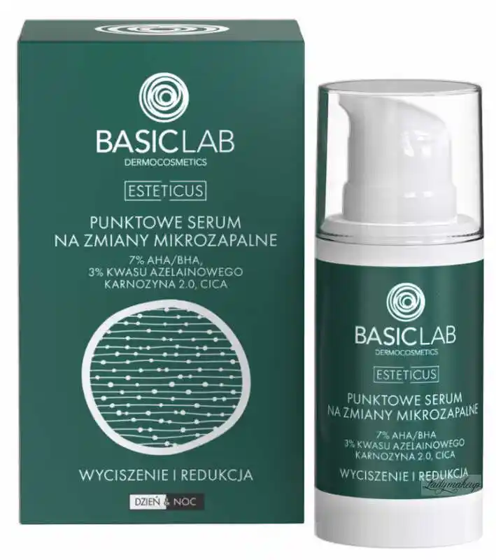 BasicLab Wyciszenie i Redukcja Punktowe serum na zmiany mikrozapalne 15 ml