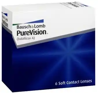 Bausch&lomb Soczewki miesięczne PureVision 6 szt.