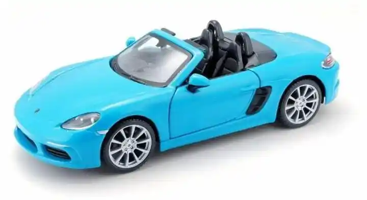 Bburago Porsche 718 Boxter Blue 1:24