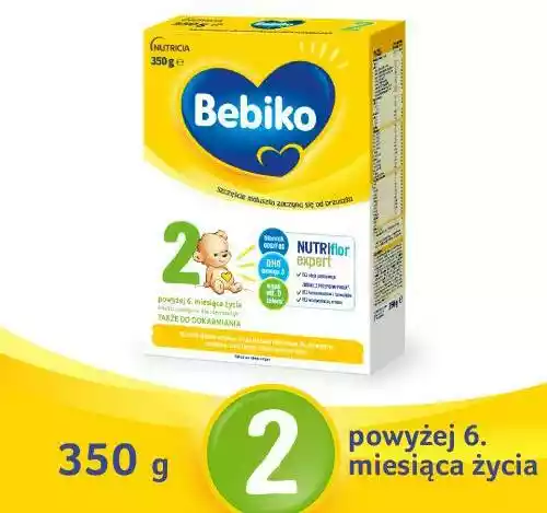 Bebiko 2 Nutriflor Expert mleko następne po 6. miesiącu, 350g