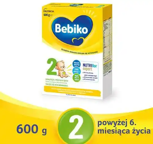 Bebiko 2 NUTRIflor Expert Mleko następne powyżej 6. miesiąca życia 600g