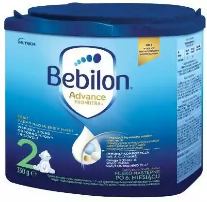 Bebilon Advance 2 mleko następne po 6. miesiącu, 350g