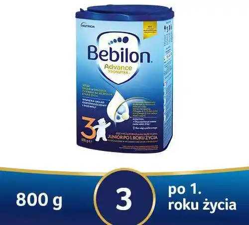 Bebilon Advance 3 Junior Formuła na bazie mleka po 1. roku życia 800g