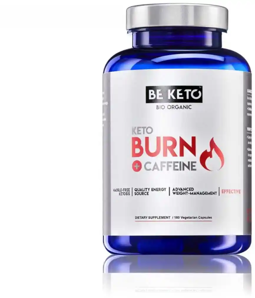 BeKeto Keto Burn z Kofeiną spalacz tłuszczu 180 kapsułek