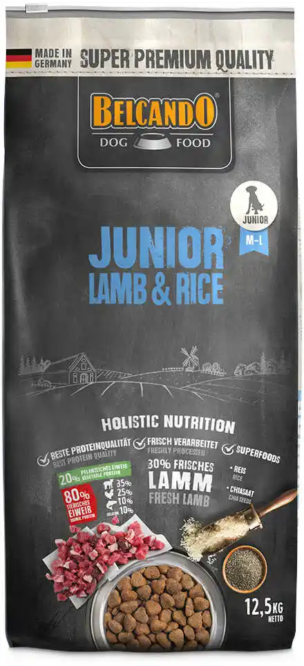 Belcando Junior Lamb & Rice - 12,5 kg