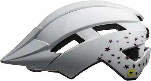 Bell Unisex młodzieżowy kask rowerowy Sidetrack II Mips Kids white Stars rozmiar uniwersalny