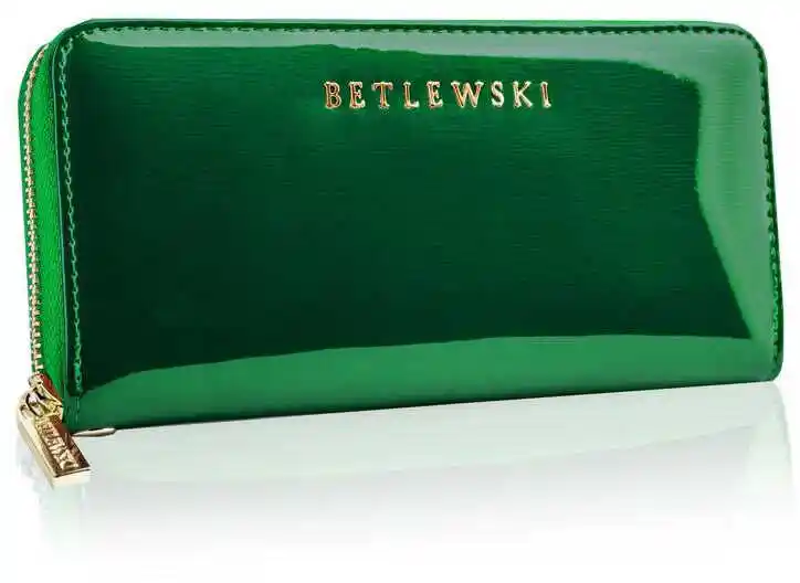 Betlewski Portfel damski zielony ZBPD-BS-5201