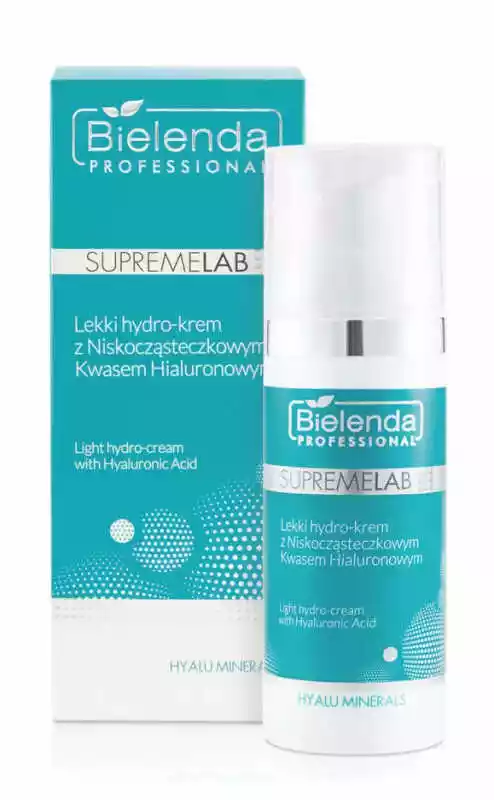 Bielenda Professional Supremelab Hyalu Minerals lekki hydro-krem z niskocząsteczkowym kwasem hialuronowym 50ml