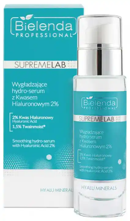 Bielenda Professional Supremelab Hyalu Minerals wygładzające hydro-serum z kwasem hialuronowym 2proc. 30ml