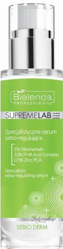 BIELENDA PROFESSIONAL SUPREMELAB Sebio derm Specjalistyczne serum sebo-regulujące 30ml