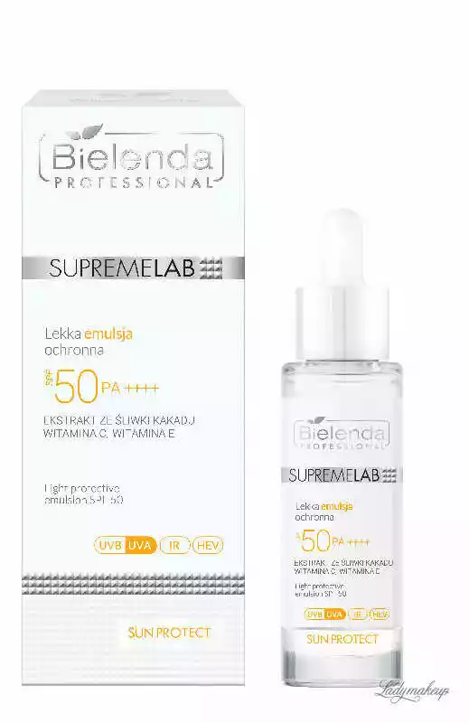 Bielenda SupremeLab Lekka Emulsja Ochronna SPF 50 30 ml