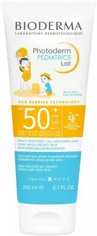 Bioderma Photoderm Pediatrics Lait SPF50mleczko ochronne dla dzieci, 200ml