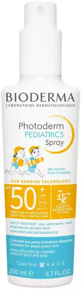 Bioderma Photoderm Pediatrics Spray SPF 50 Ochronny spray dla dzieci, 200 ml