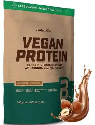 Biotech USA Vegan Protein - 500g - Hazelnut - Odżywki białkowe