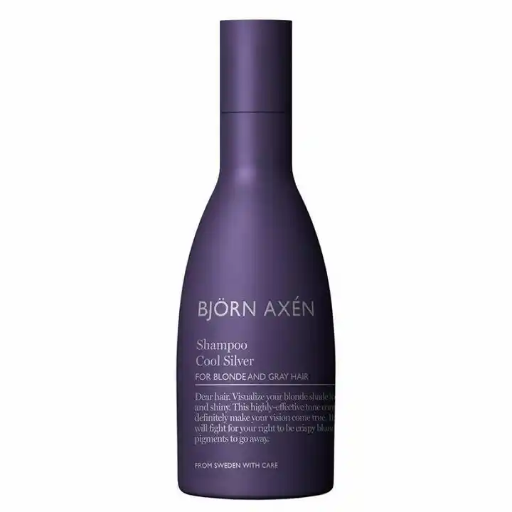 BJORN AXEN Cool Silver Shampoo szampon do włosów blond redukujący miedziany kolor 250ml