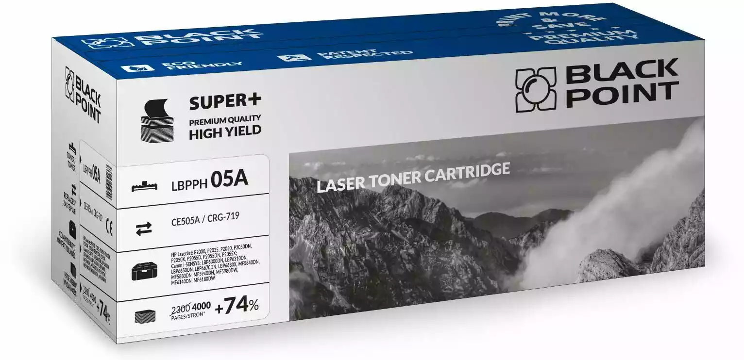 Black Point LBPPH05A (zamiennik CE505A nr 05A) Czarny Toner