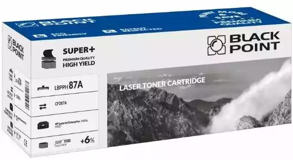 Black Point LBPPH87A (zamiennik CF287A nr 87A) Czarny Toner