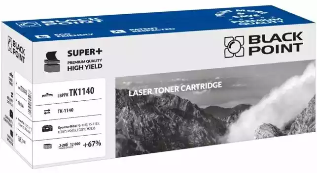 Black Point LBPPKTK1140 (zamiennik TK-1140) Czarny Toner