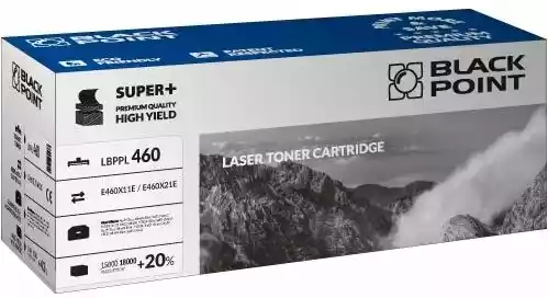 Black Point LBPPL460 (zamiennik E460X21E) Czarny Toner