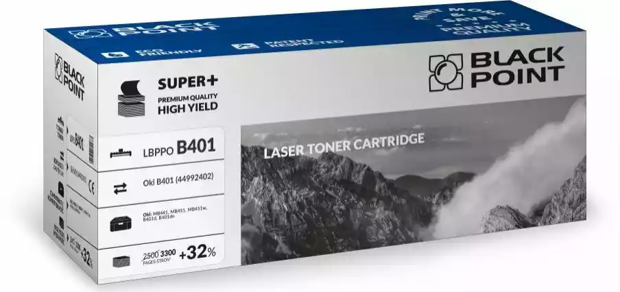 Black Point LBPPOB401 (zamiennik 44992402) Toner