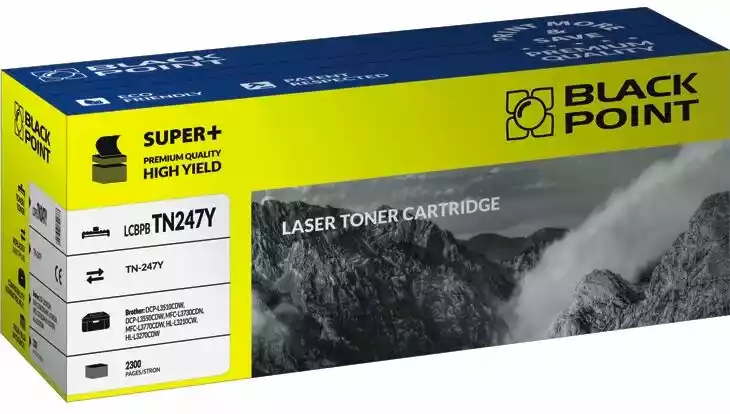 Black Point LCBPBTN247Y (zamiennik TN-247Y) Żółty Toner