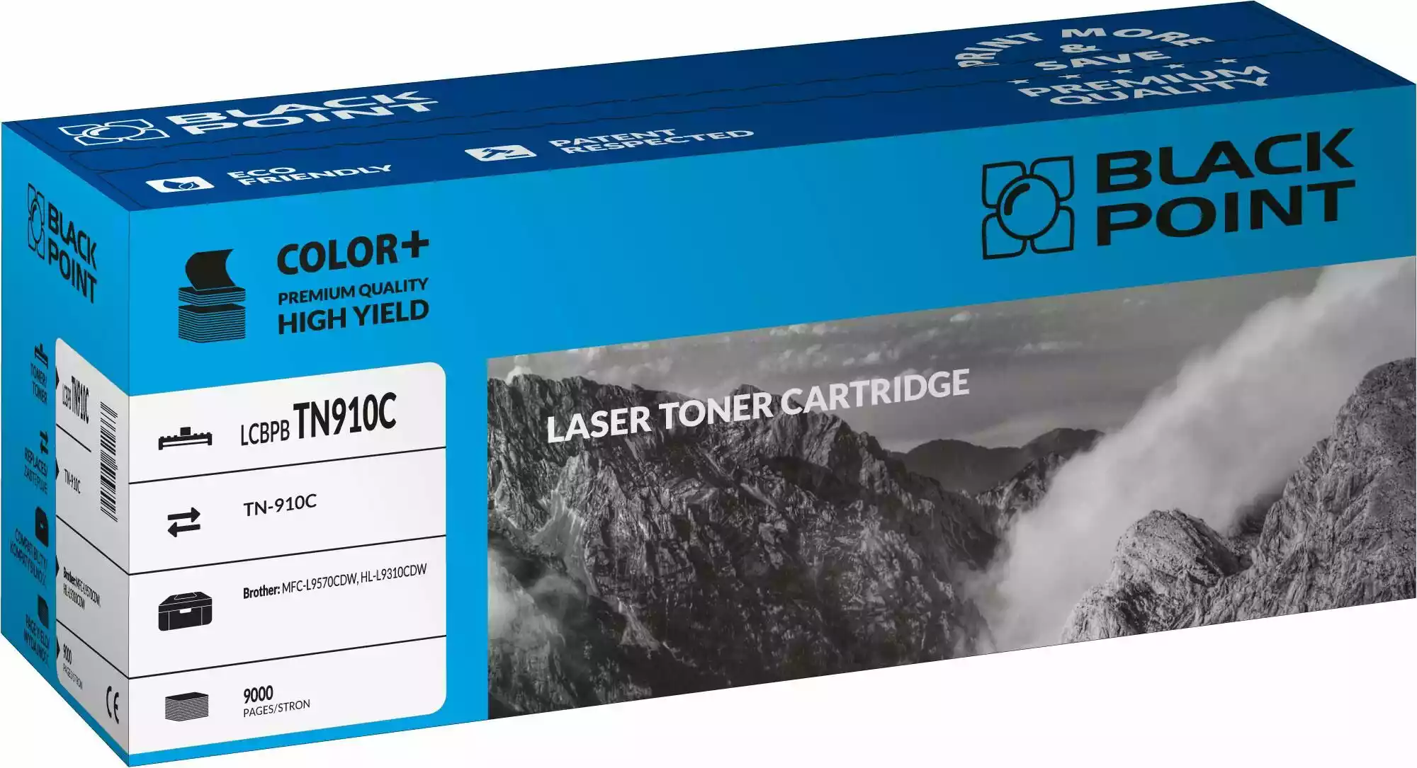 Black Point LCBPBTN910C (zamiennik TN-910C) Toner